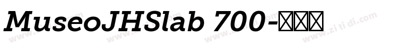 MuseoJHSlab 700字体转换